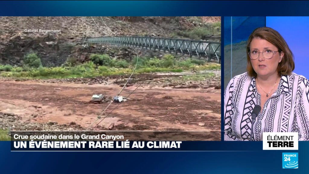 Crue éclair dans le Grand Canyon : au moins deux morts et une quinzaine de disparus