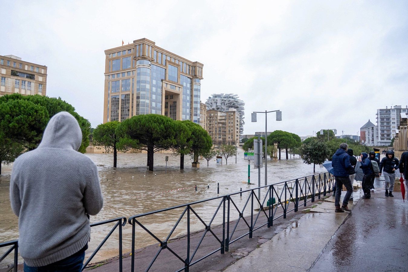 Le Gard et l'Hérault en vigilance rouge pluie-inondation dès 8 heures
