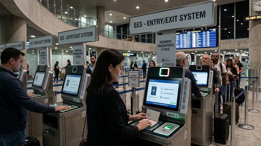 L’EES double les pics d’attente dans de grands aéroports