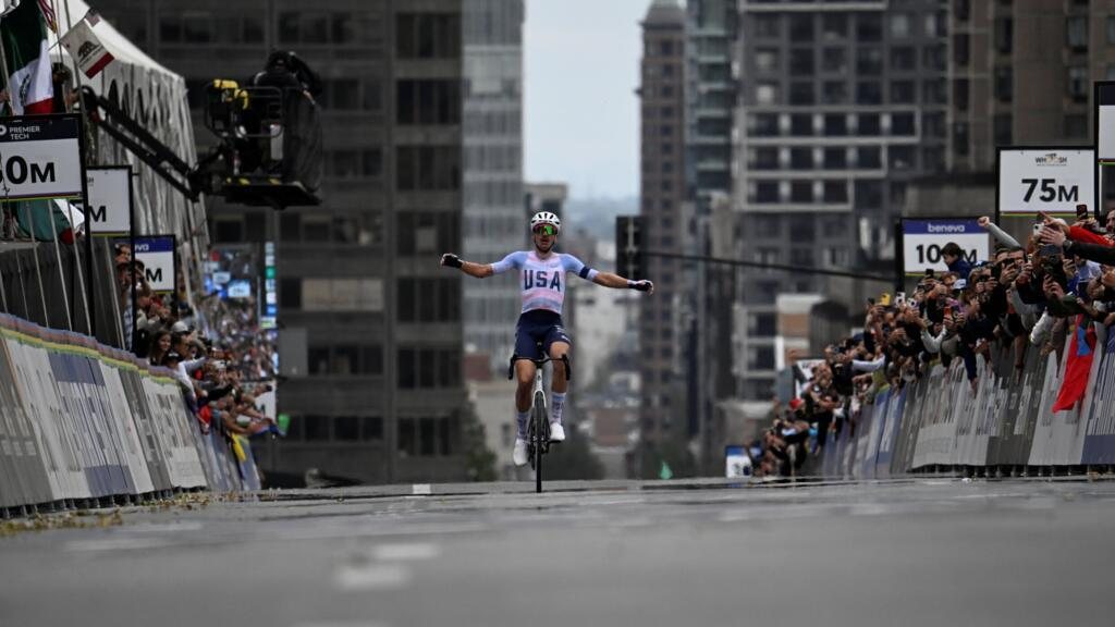 Brandon McNulty sacré champion du monde de cyclisme à Montréal, Paul Seixas 15e