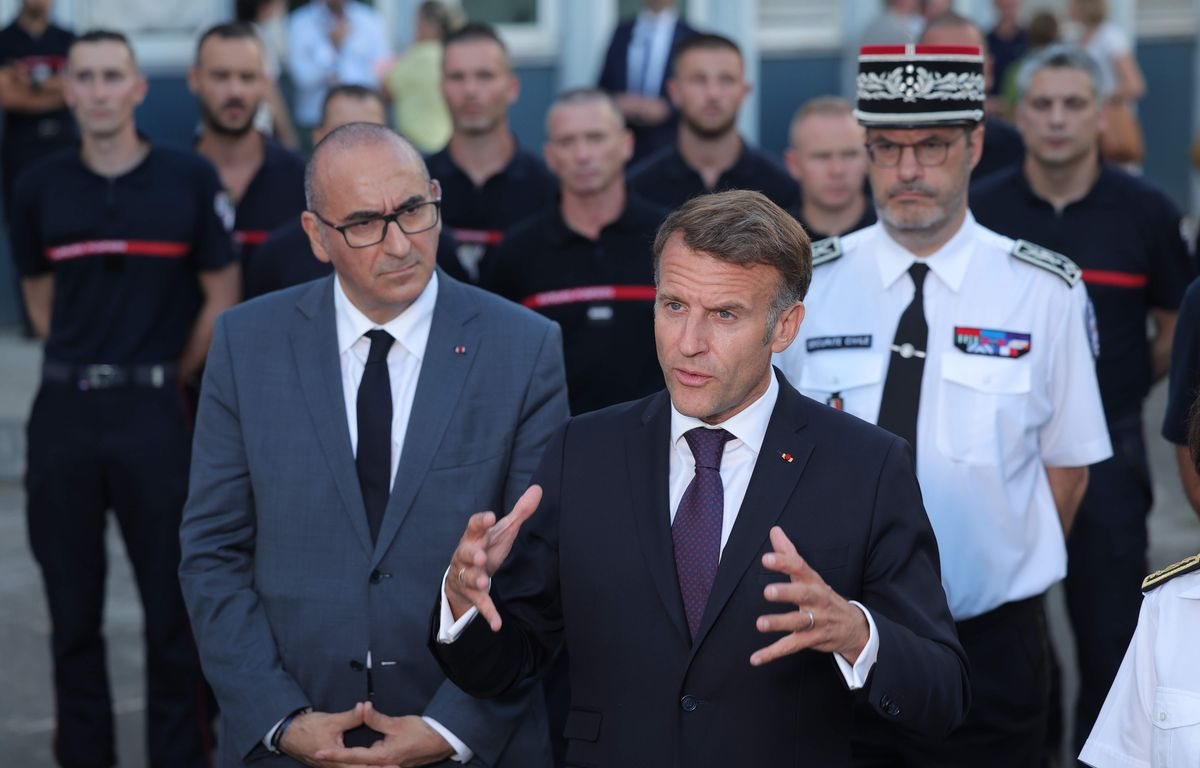 Macron défend les investissements dans la sécurité civile face aux incendies