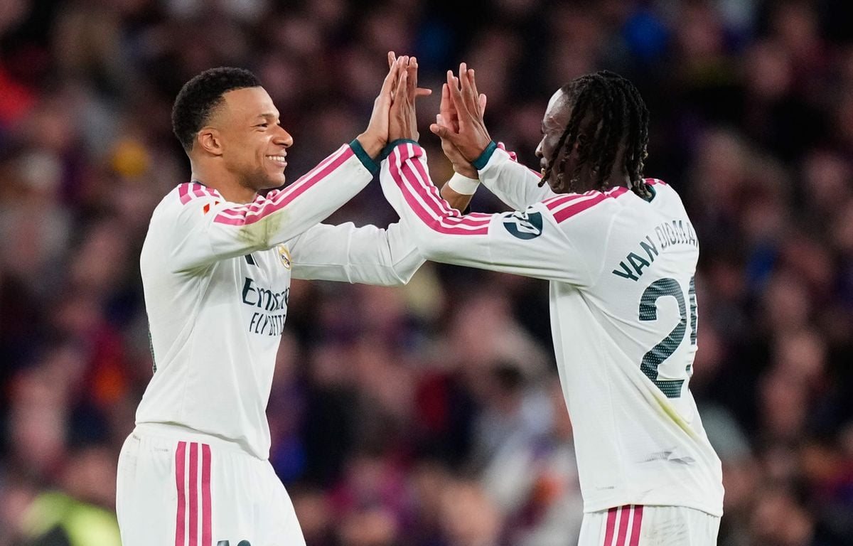 Mbappé inscrit un doublé et le Real Madrid s'impose 2-1 au Camp Nou