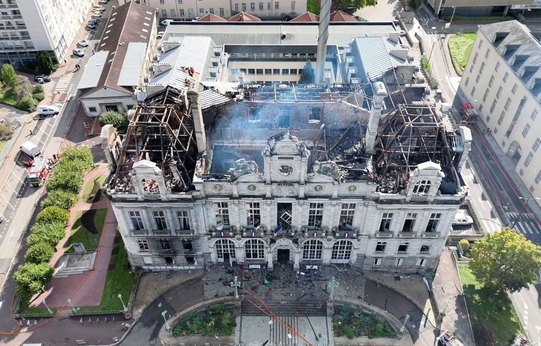 Incendie de la mairie de Limoges : un suspect fiché S interpellé par le Raid