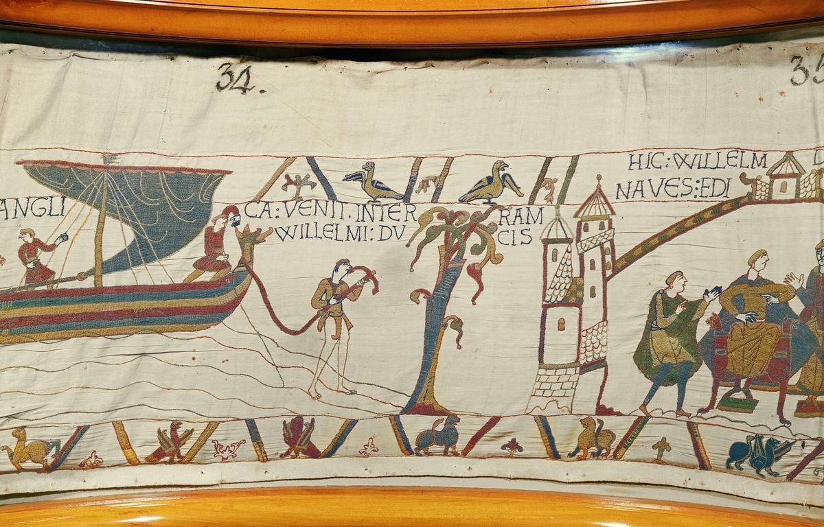 Le transfert de la tapisserie de Bayeux vers le British Museum a débuté