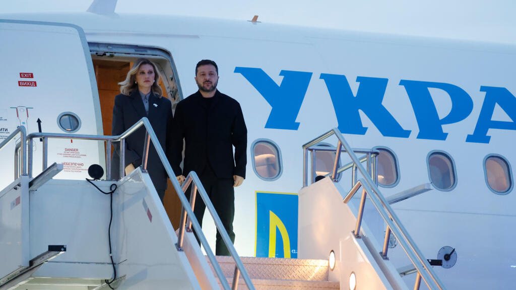 L'avion de Zelensky a-t-il été approché par un drone russe ? Ce que l'on sait